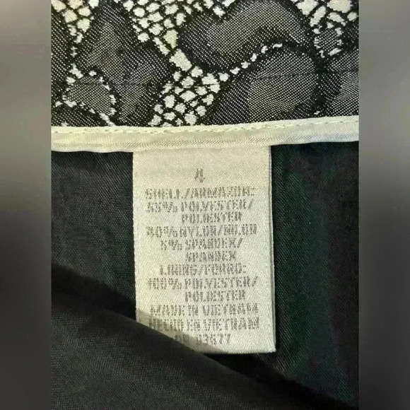 Whimsigoth Lace Pencil Skirt Witchy Fairy Grunge Floral Worthington Sz 4 - Picture 5 of 5